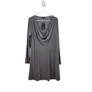 Yest Women's Poly Stretch Cowl Neck Ashanti Tunic Top